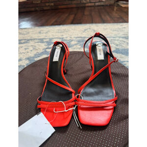 REISS | Red Strappy Heels Size EU 38
